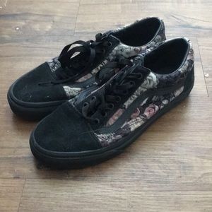 Vans Old Skool velvet floral
